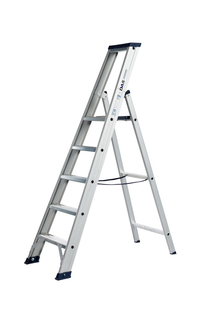 Hercules trapladder enkel / 5 treden, ano