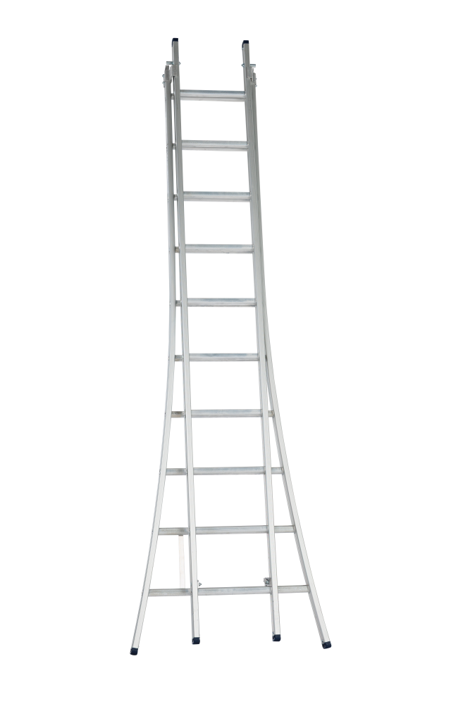 Atlas ladder / 2 x 10, gebogen, ano, reform